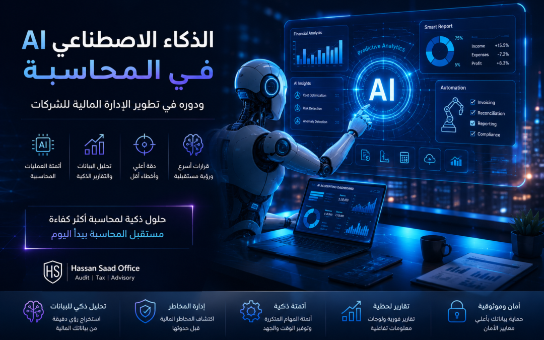 الذكاء الاصطناعي AI في المحاسبة ودوره في تطوير الإدارة المالية للشركات – Hassan Saad Office