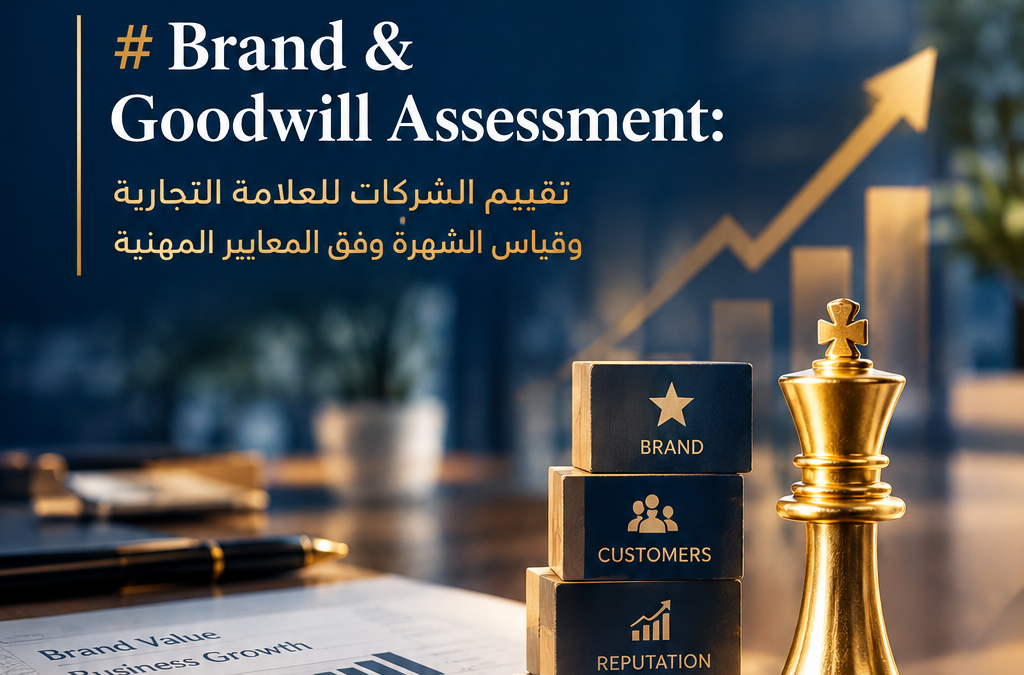 دليل تقييم الشركات للعلامة التجارية وقياس الشهرة: عناصر التحليل ومصادر الشهرة وطرق القياس وفق IFRS 3 وIAS 36 وIVS ومعايير المحاسبة المصرية. استشر حسن سعد محاسبون قانونيون.